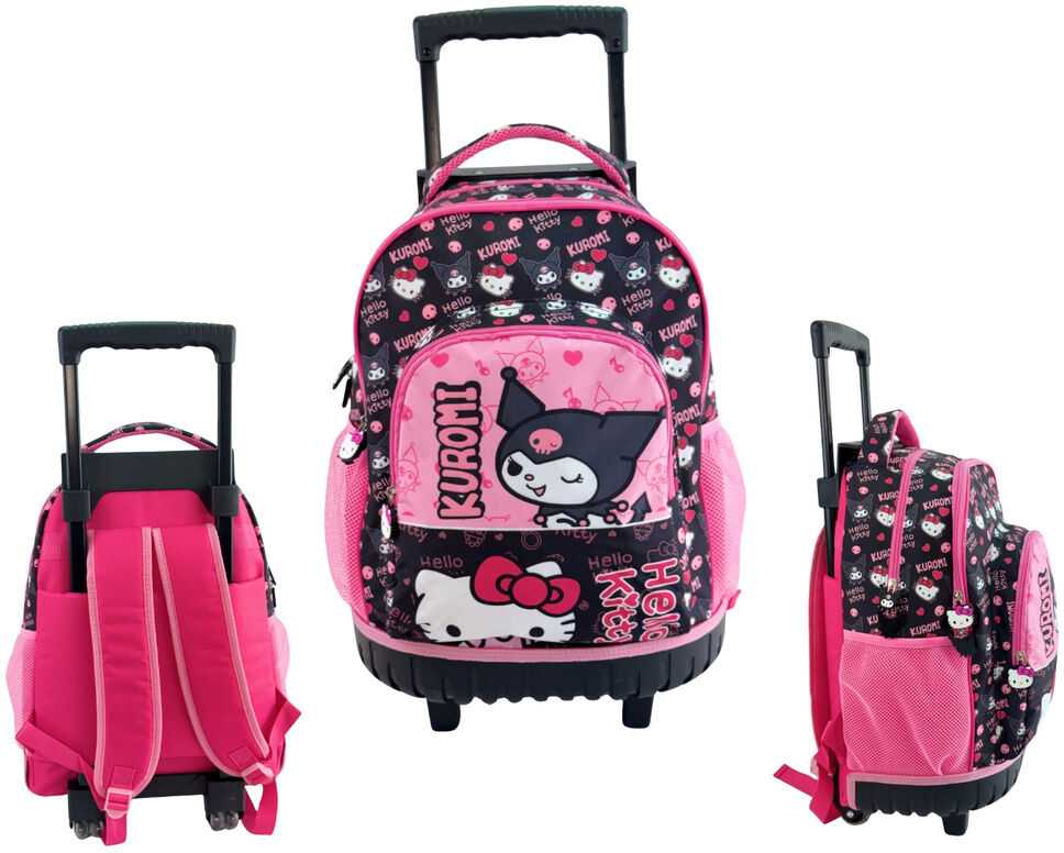 Kelioninis Manenti Hello Kitty & Kuromi trolley 44cm