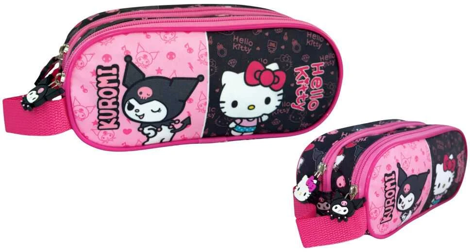 Manenti Hello Kitty & Kuromi pencil case