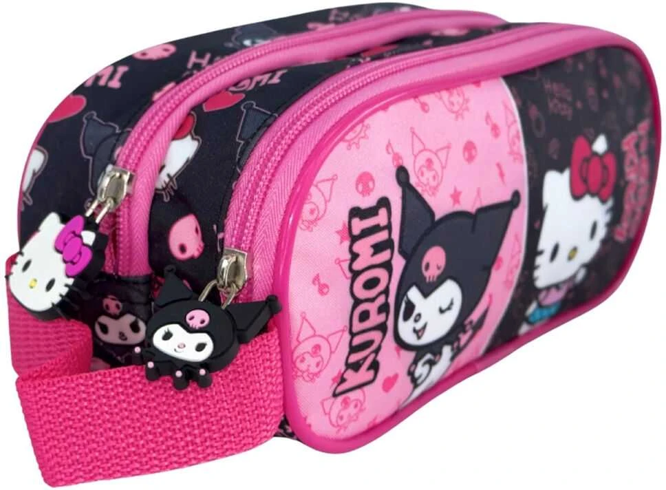 Manenti Hello Kitty & Kuromi pencil case