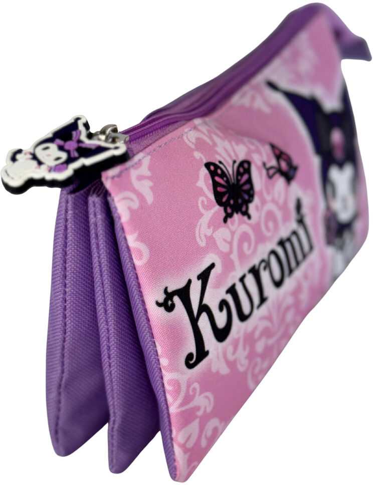 Manenti Hello Kitty Kuromi Violetinė triple pencil case