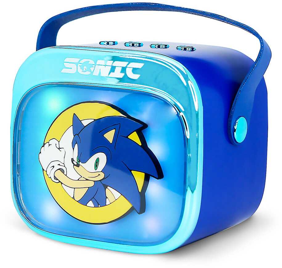 OTL Sonic The Hedgehog LED Karaoke Speaker and Microphone