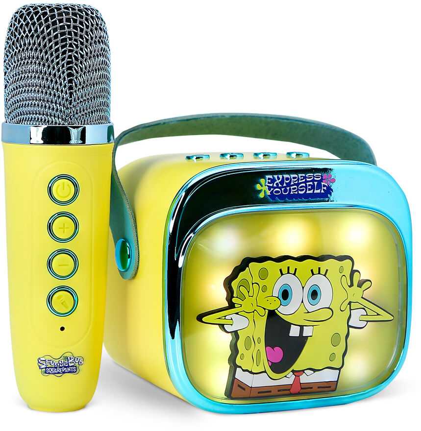 OTL SpongeBob LED Karaoke Speaker and Microphone