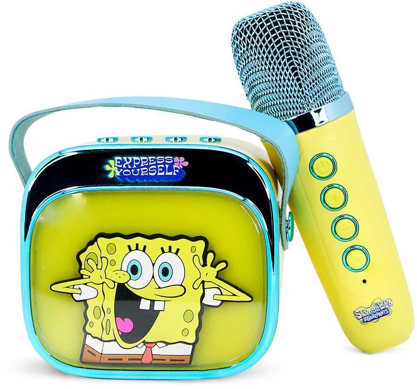 OTL SpongeBob LED Karaoke Speaker and Microphone