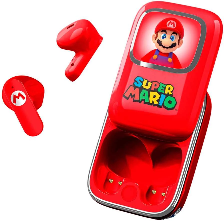 OTL - „Super Mario“ raudonos slankiojančios TWS ausinės