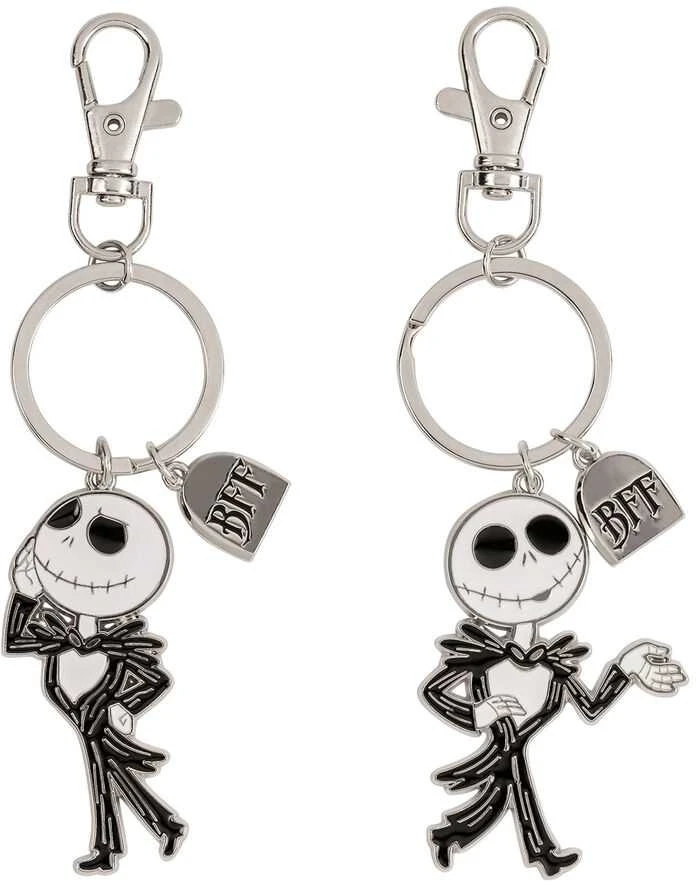 Peers Hardy Disney Nightmare Before Christmas Jack Skellington Set 2 keychains
