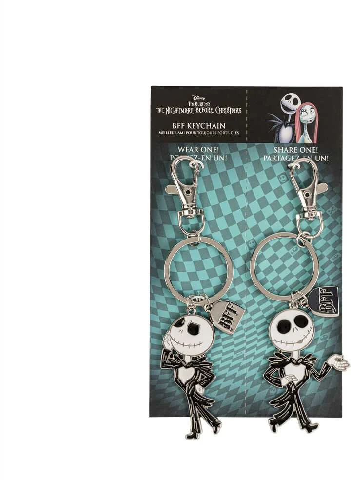 Peers Hardy Disney Nightmare Before Christmas Jack Skellington Set 2 keychains