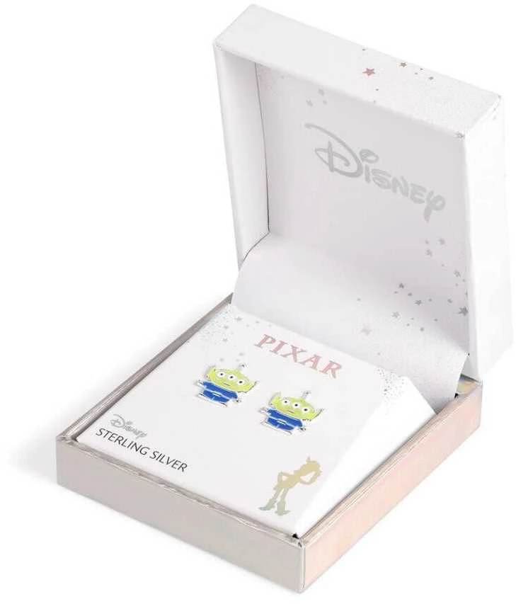 Peers Hardy Disney Pixar Toy Story Alien sterling sidabrinis earrings