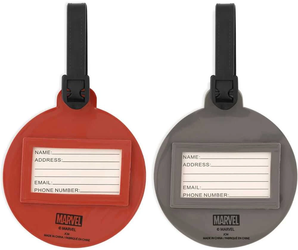 Peers Hardy Marvel Avengers set of 2 luggage labels