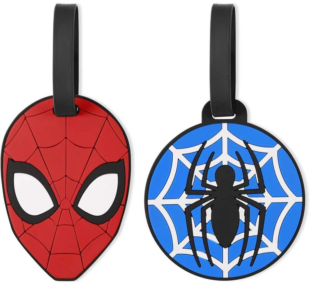Peers Hardy Marvel Spideman set of 2 luggage labels