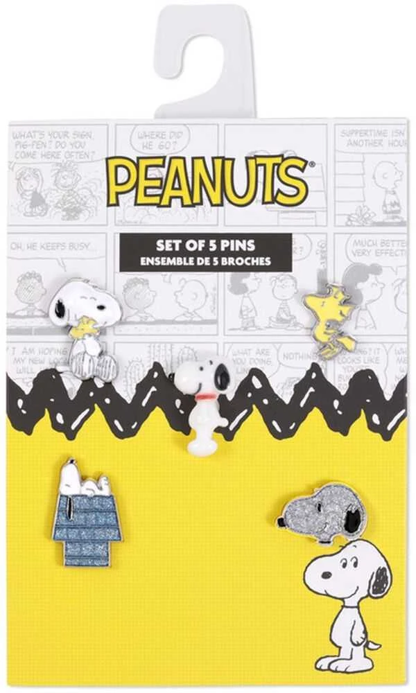 Peers Hardy Peanuts Snoopy 5 pin set