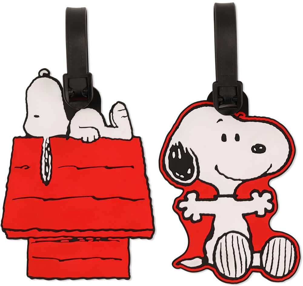 Peers Hardy Peanuts Snoopy set of 2 luggage labels