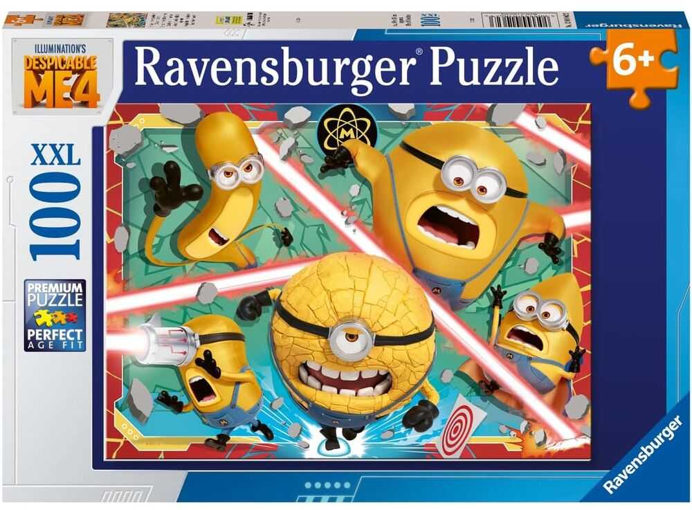 Ravensburger XXL dėlionė „Bjaurusis aš 4“, 100 det., nuo 6 m.