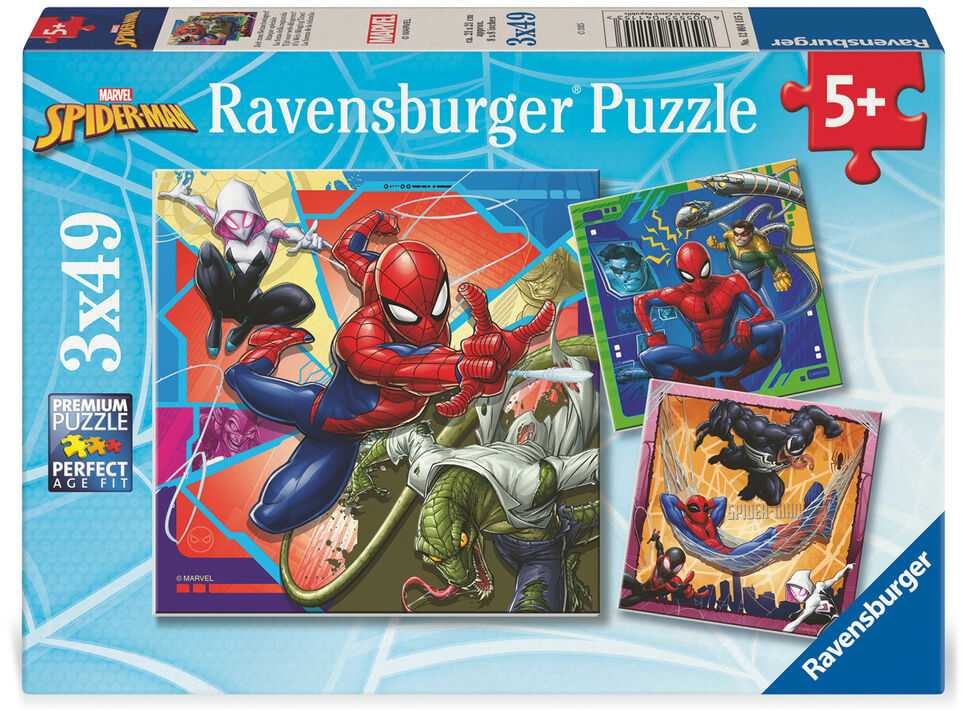 Ravensburger Dėlionė 3x49 vnt. - Žmogus-voras