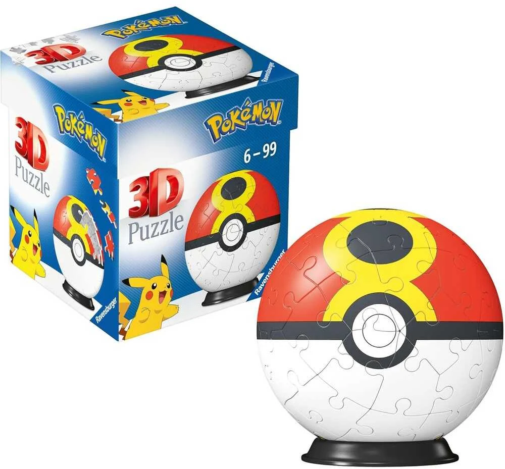 Dėlionė Ravensburger Puzzle 3D Kula: Pokemon Dusk Ball