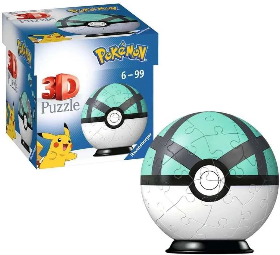 Ravensburger 3D Dėlionė 54 vnt. - Pokemon kamuolys