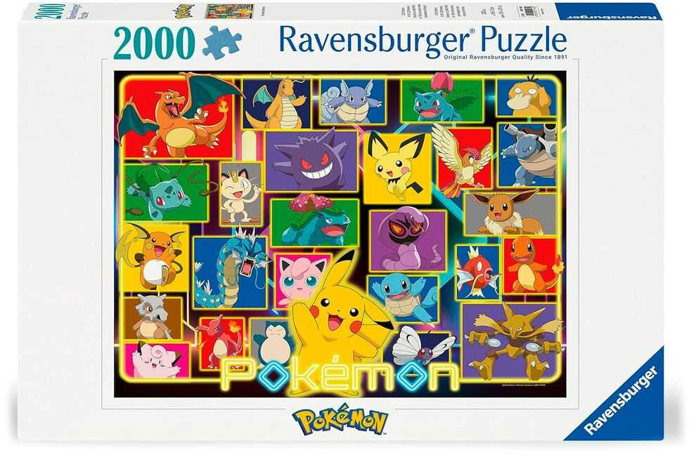 Ravensburger Dėlionė 2000 vnt. - Pokemonai