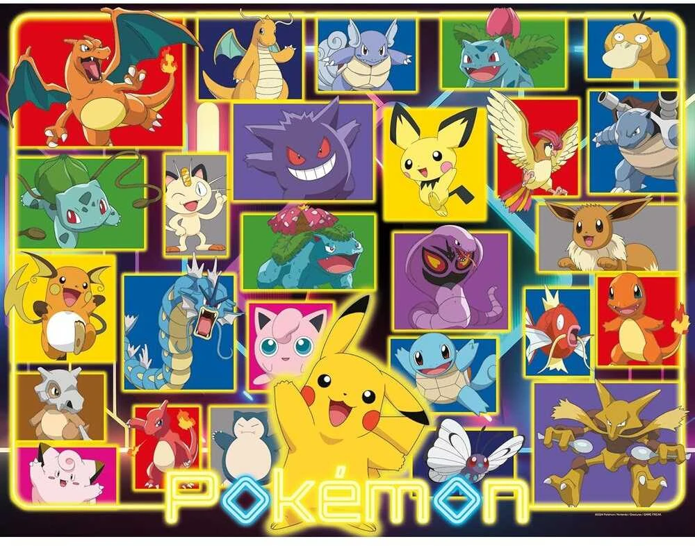Ravensburger Dėlionė 2000 vnt. - Pokemonai