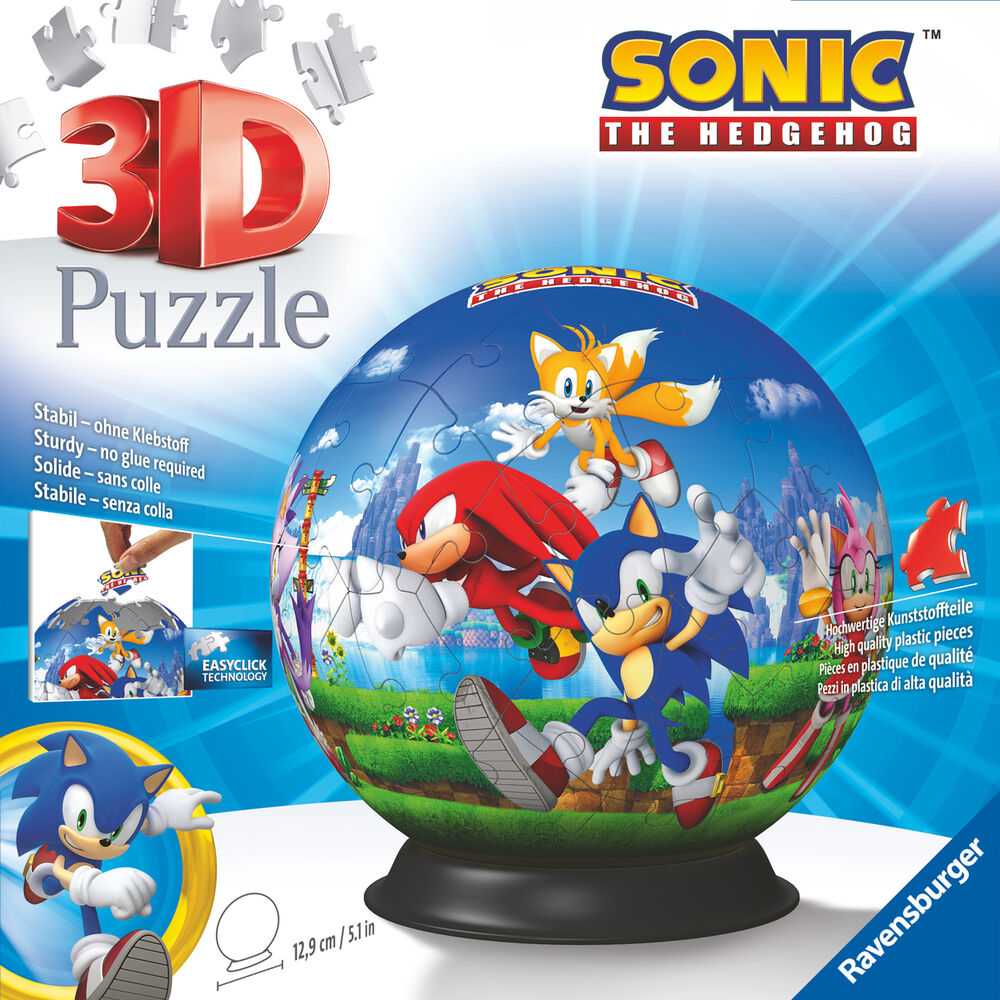Ravensburger 3D Dėlionė 73 vnt. - Sonic