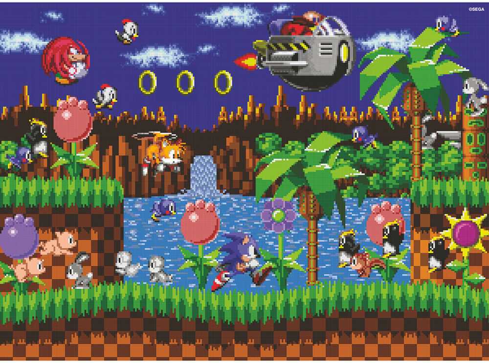 Ravensburger Dėlionė 500 vnt. - Sonic the Hedgehog aprašymas - Prekės nuotrauka