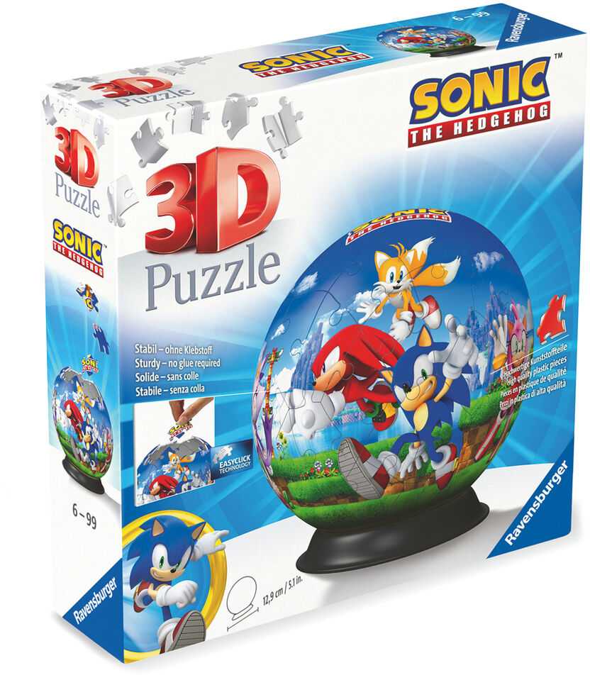 Ravensburger 3D Dėlionė 73 vnt. - Sonic