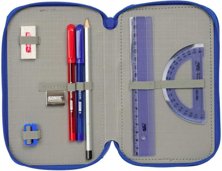 Safta Sonic the Hedgehog triple pencil case 37pcs