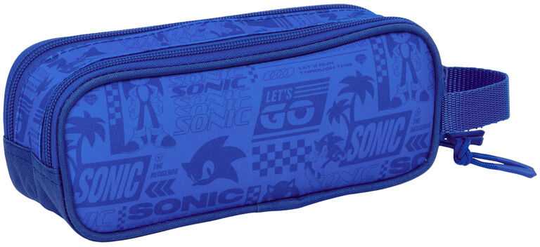 Safta Sonic the Hedgehog double pencil case