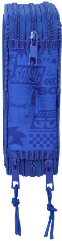Safta Sonic the Hedgehog triple pencil case 37pcs