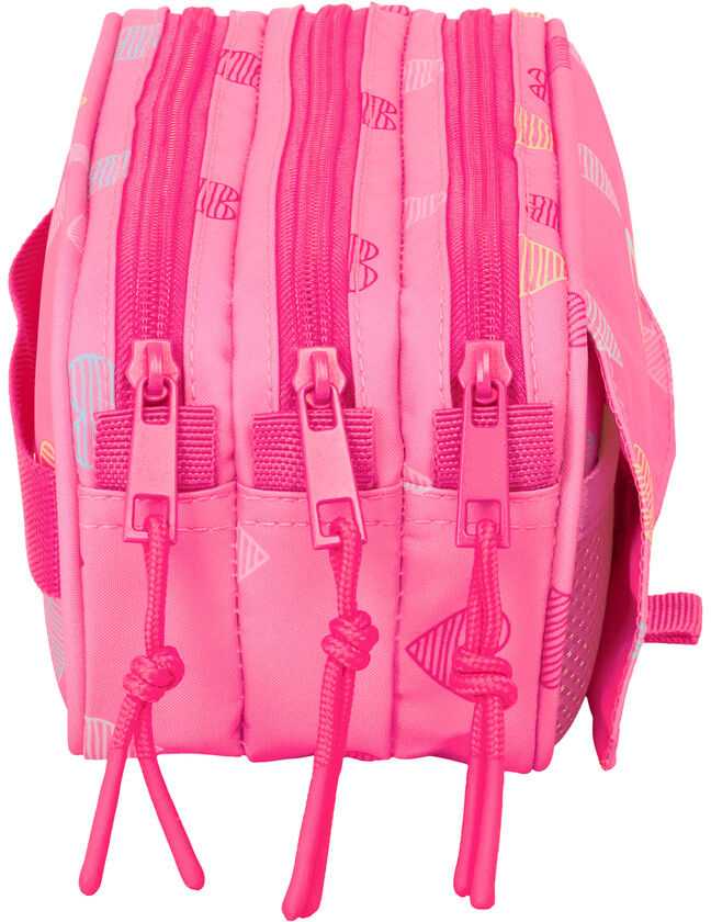 Safta Benetton Heart triple pencil case