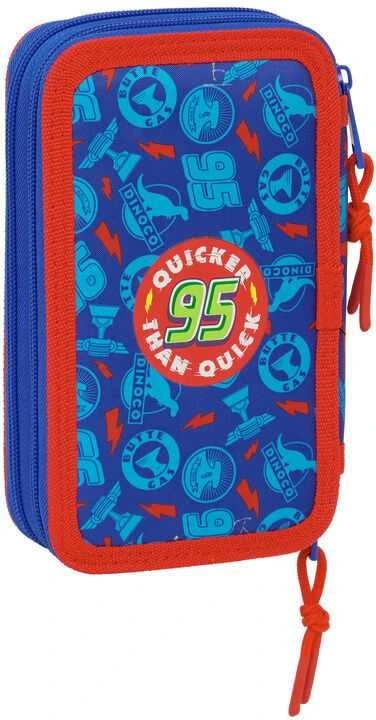 Safta Disney Pixar Cars double pencil case 29pcs