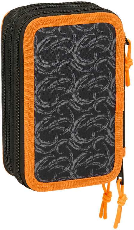 Safta Naruto Shippuden triple pencil case 37pcs