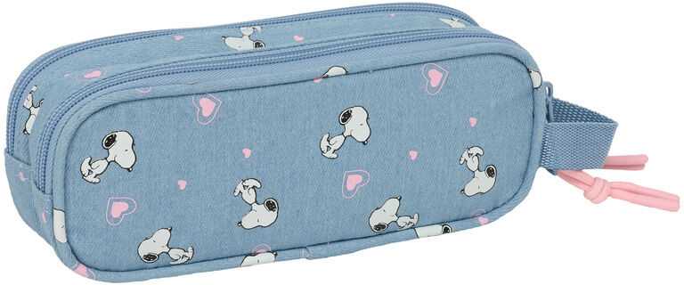 Safta Peanuts Snoopy double pencil case