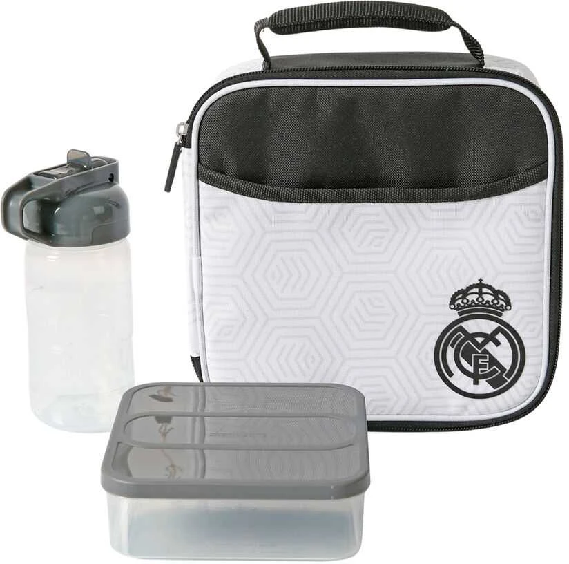 Safta Real Madrid thermo lunch bag + bottle + tupper