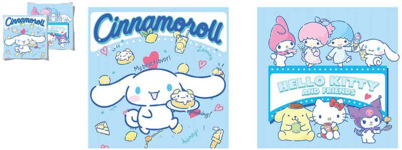 Sanrio Hello Kitty Cinnamoroll cushion