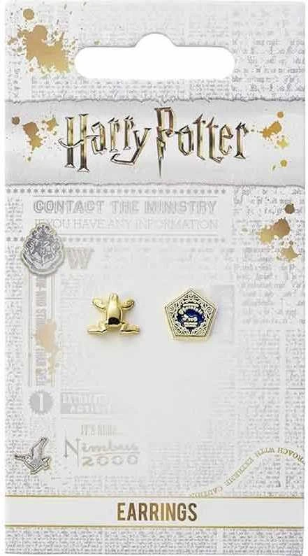 The Carat Shop Harry Potter Chocolate Frog auksinis plated stud earrings