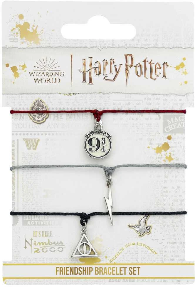 The Carat Shop Harry Potter Deathly Hallows Friendship Set 3 bracelets