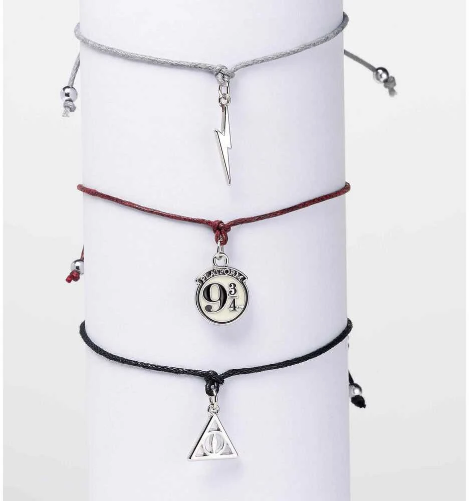 The Carat Shop Harry Potter Deathly Hallows Friendship Set 3 bracelets