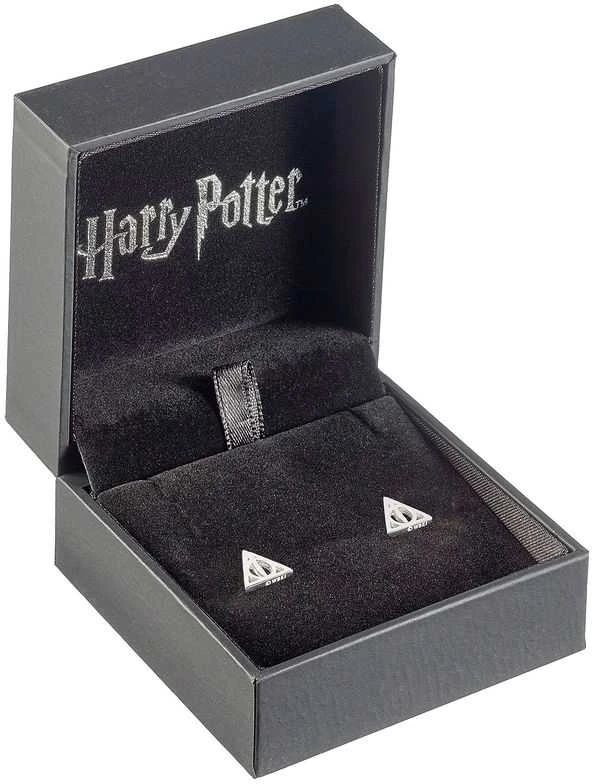 The Carat Shop Harry Potter Deathly Hallows sidabrinis earrings