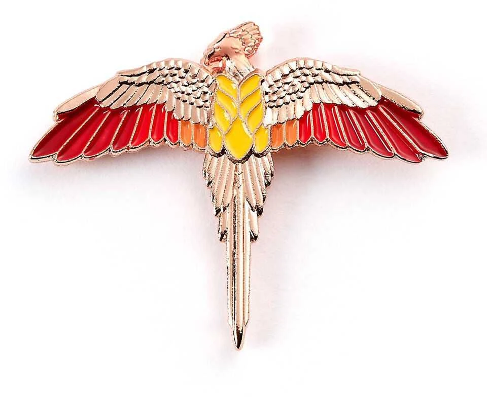 The Carat Shop Harry Potter Fawkes pin badge