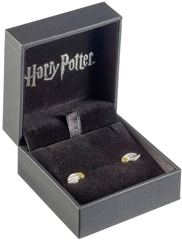 The Carat Shop Harry Potter Golden Snitch sidabrinis earrings