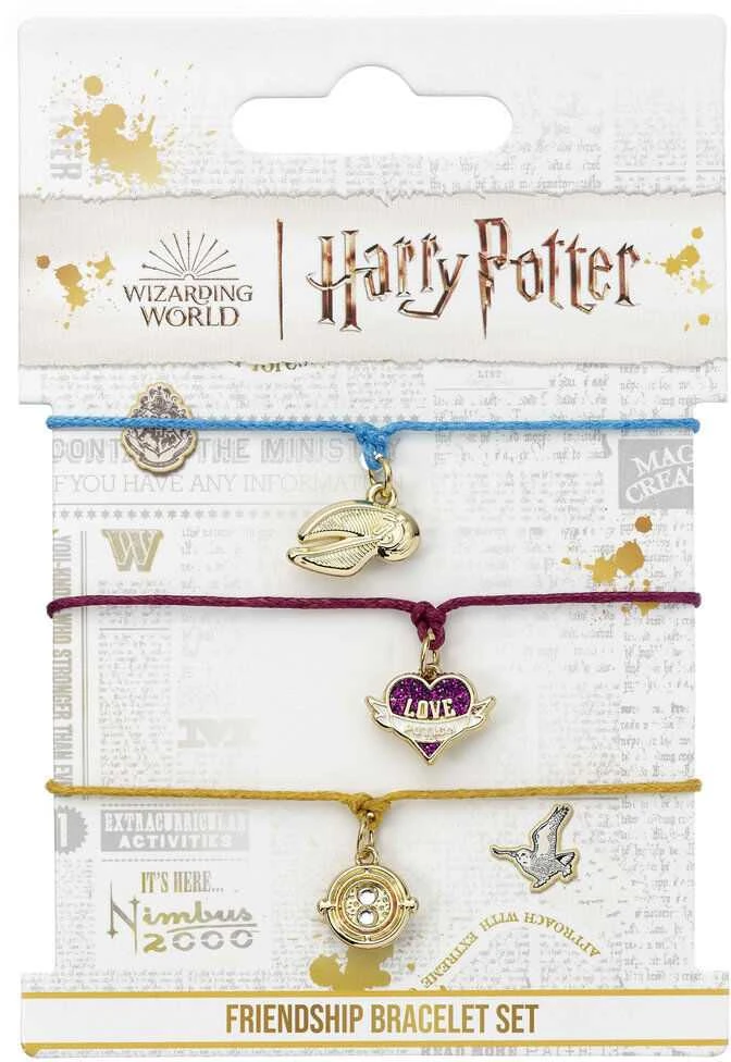 The Carat Shop Harry Potter Golden Snitch Friendship Set 3 bracelets