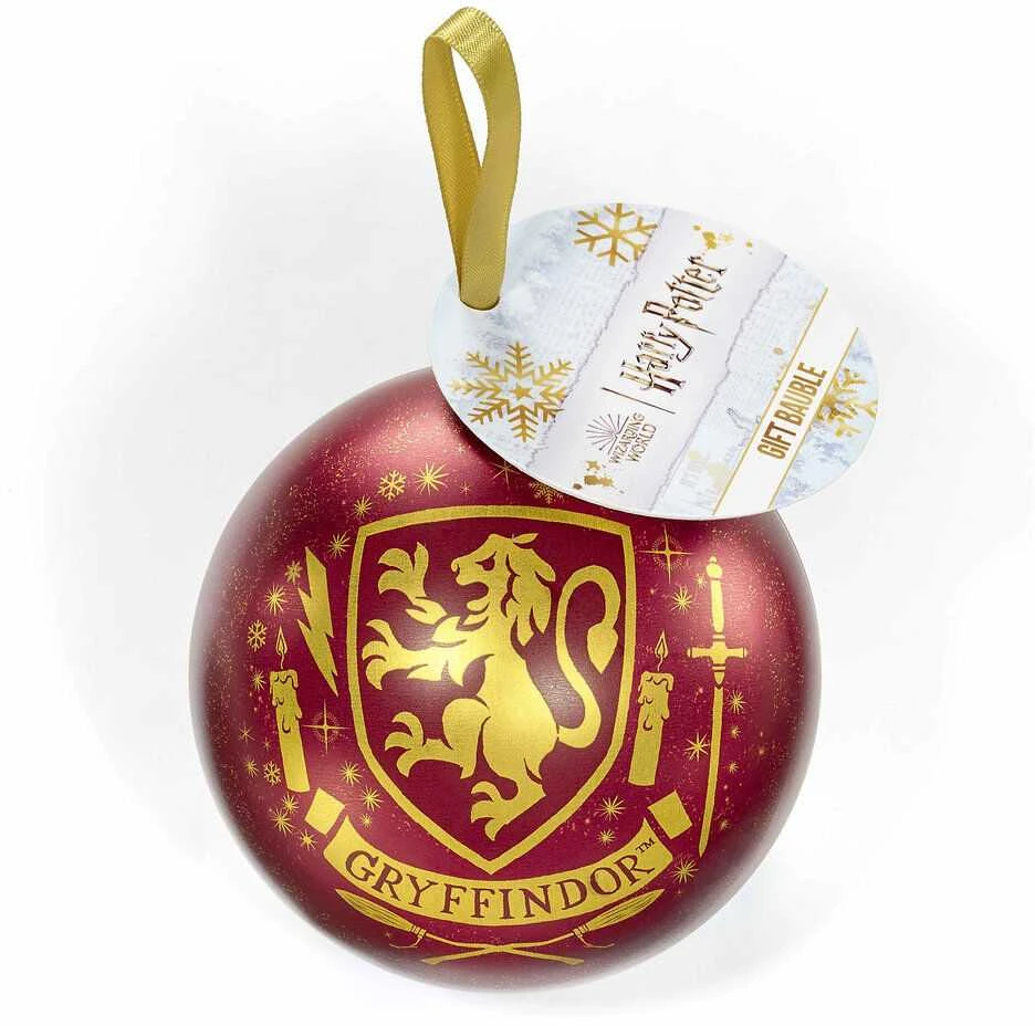 The Carat Shop Harry Potter Gryffindor Necklace + Christmas ball