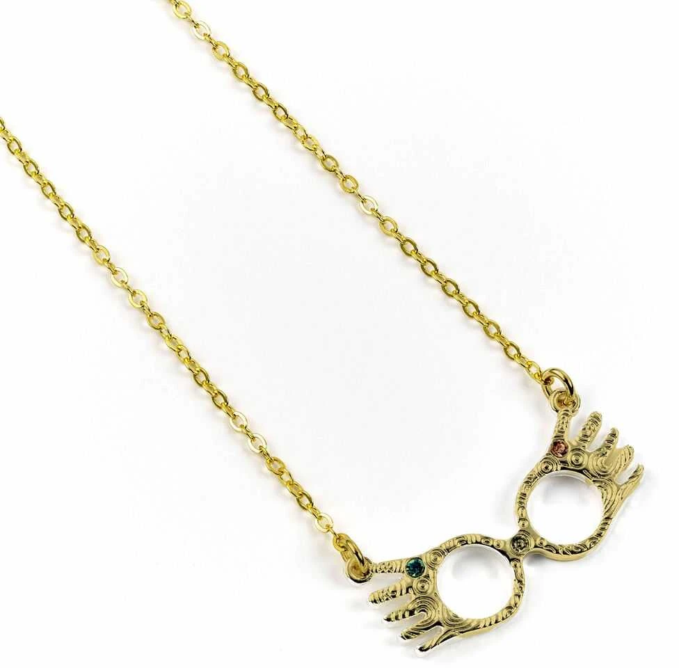 The Carat Shop Harry Potter Luna Lovegood Glasses Necklace + Christmas ball