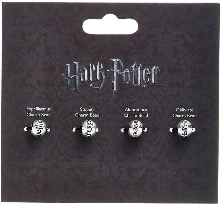 The Carat Shop Harry Potter Set 4 assorted spell charm beads