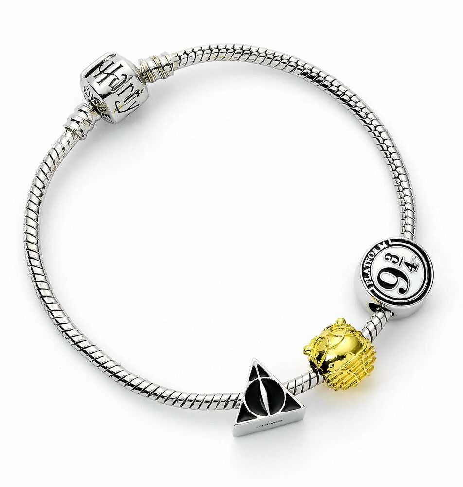 The Carat Shop Harry Potter sidabrinis charm bracelet