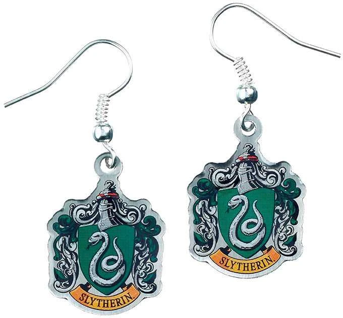 The Carat Shop Harry Potter Slytherin Crest earrings