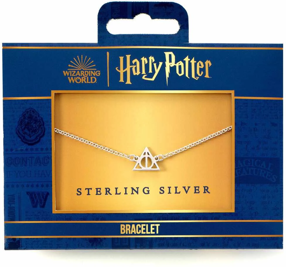 The Carat Shop Harry Potter The Deathly Hallows sterling sidabrinis bracelet