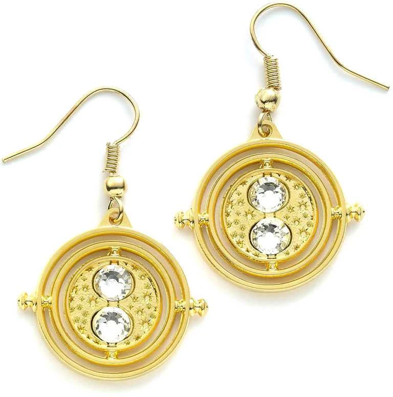 The Carat Shop Harry Potter Time Turner auksinis plated stud earrings