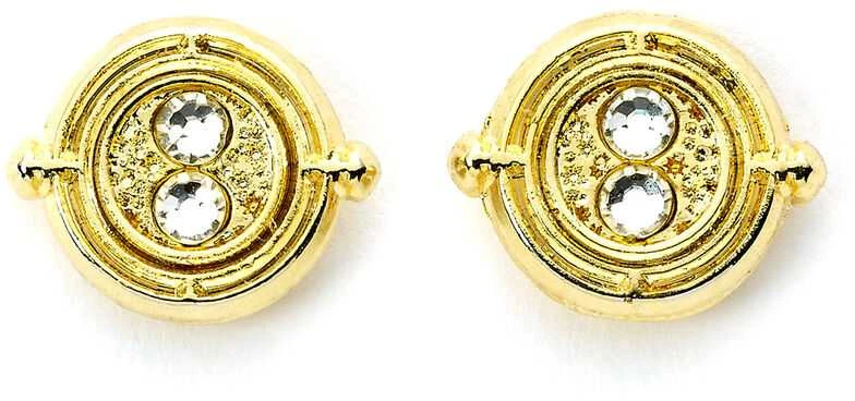 The Carat Shop Harry Potter Time Turner auksinis plated stud earrings