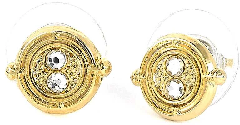 The Carat Shop Harry Potter Time Turner auksinis plated stud earrings