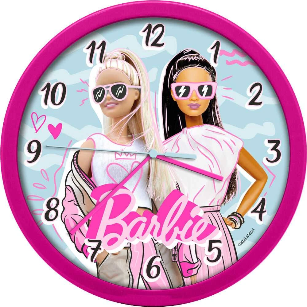 Laikrodis KIDS Barbie sienos laikiklis